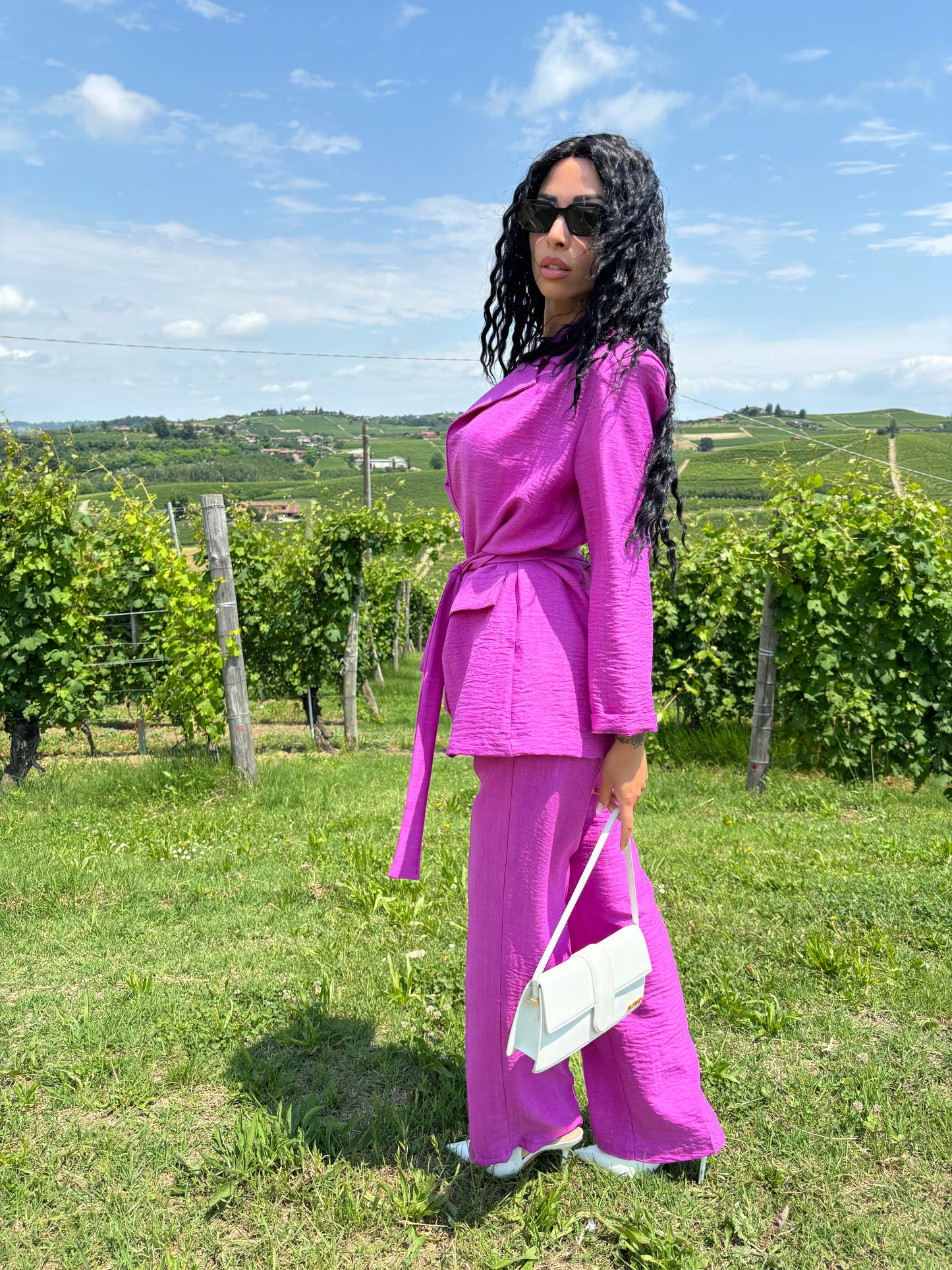 Tailleur Columbia Fucsia