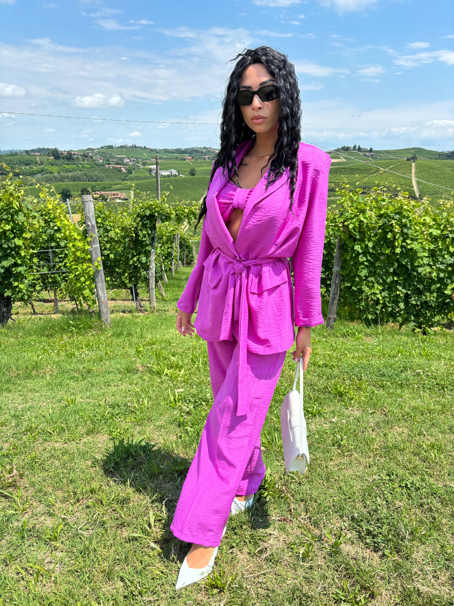 Tailleur Columbia Fucsia