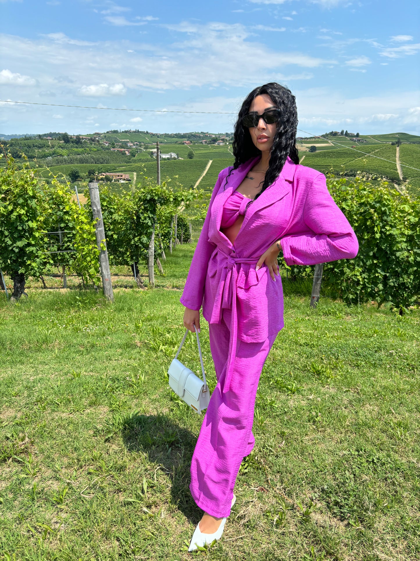 Tailleur Columbia Fucsia